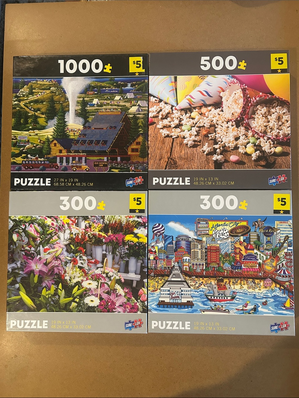 Bundle of jigsaw puzzles